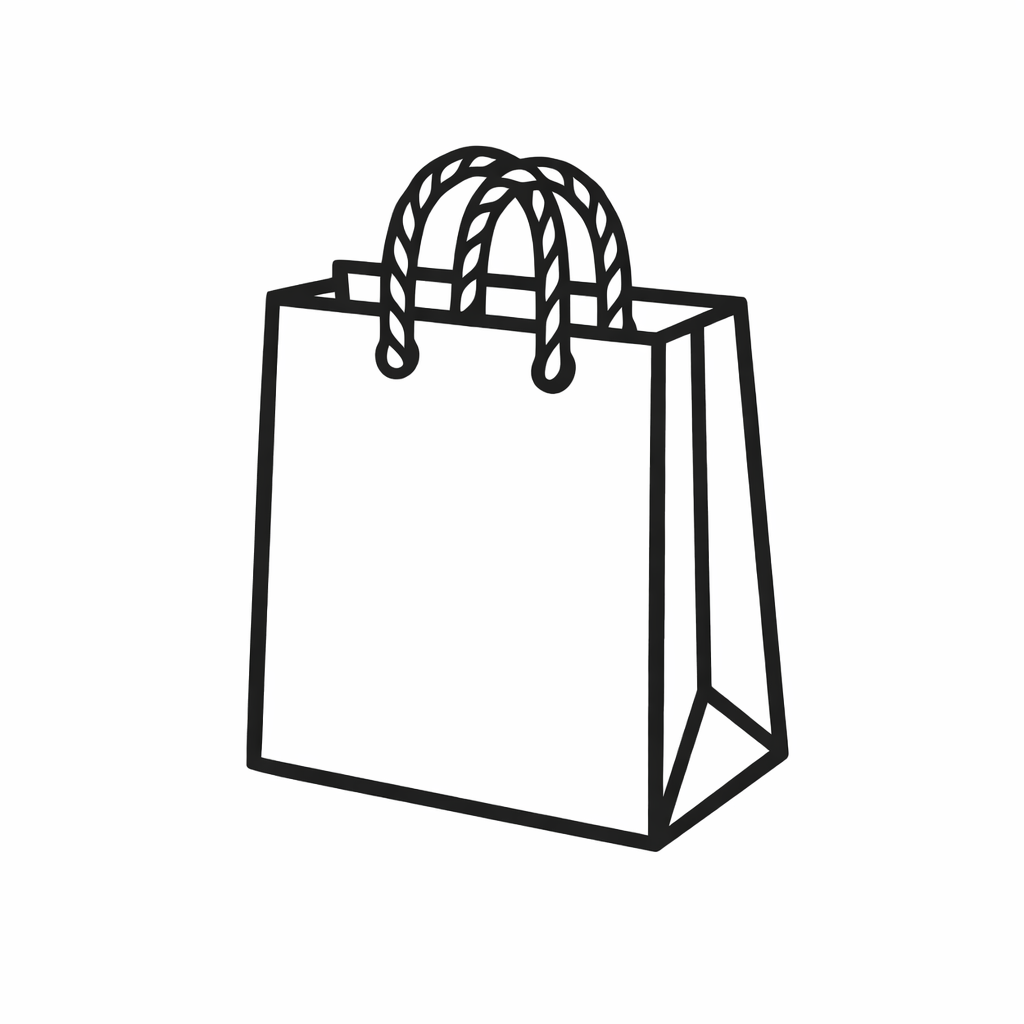 Saco de Papel Asa Torcida – Gama Económica