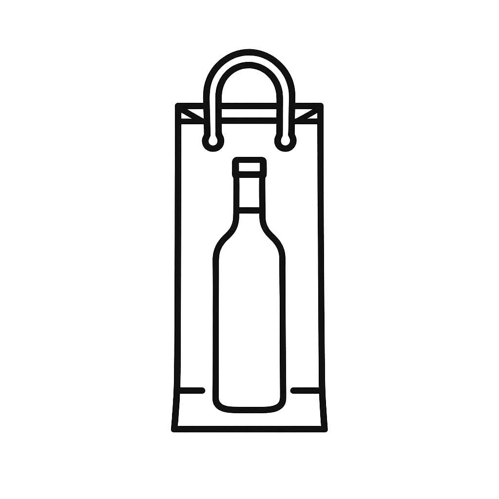 Sacos de Papel para Garrafas de Vinho